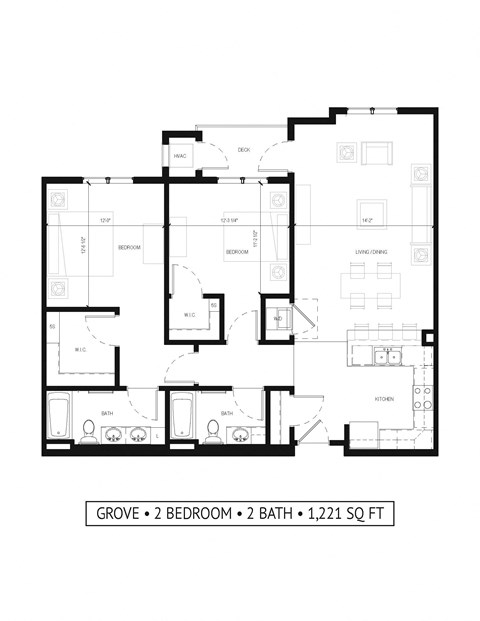 C1 Floor Plan at Gabella at Parkside, Minnesota